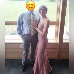 Pale Pink Prom or Bridesmaid Dress